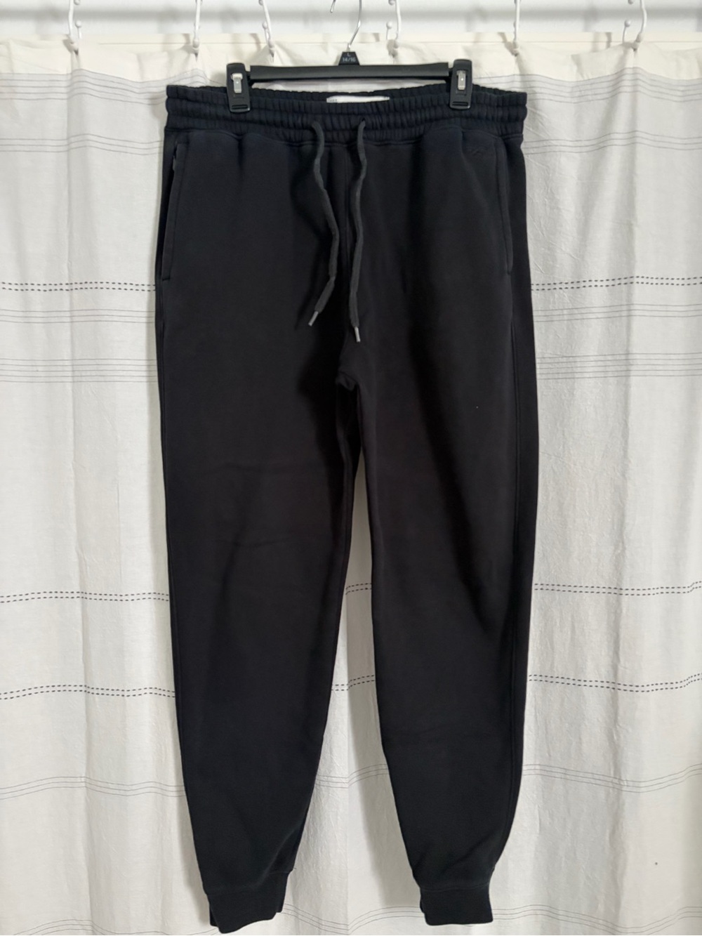 Hollister Men's Black Drawstring Jogger Sweatpants